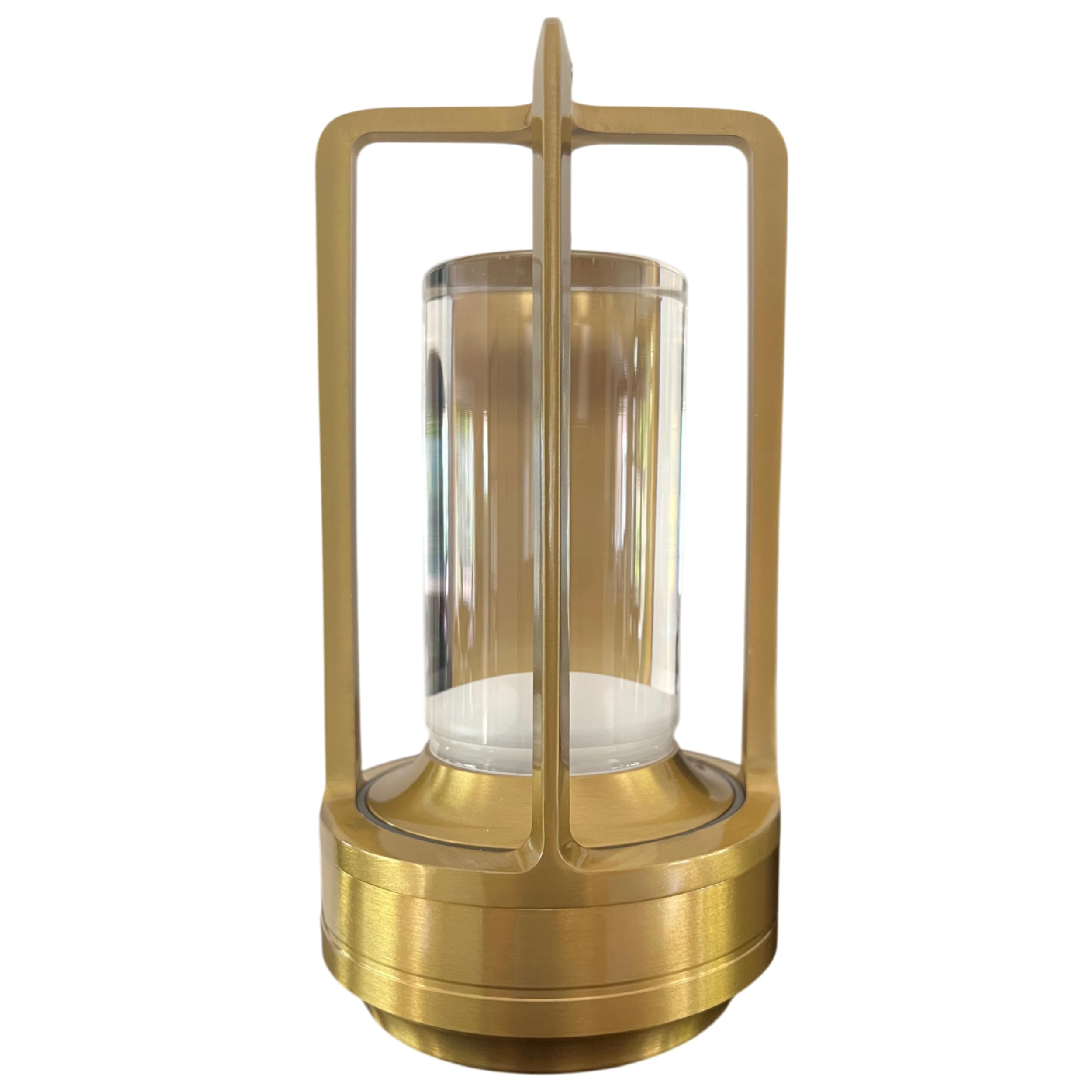 Lanta Kabellose LED Tischlampe Gold, dimmbar, 3 Lichtfarben, USB-C, IP54, Akku, für Gastronomie, Hotel & Terrasse, 1 Stück
