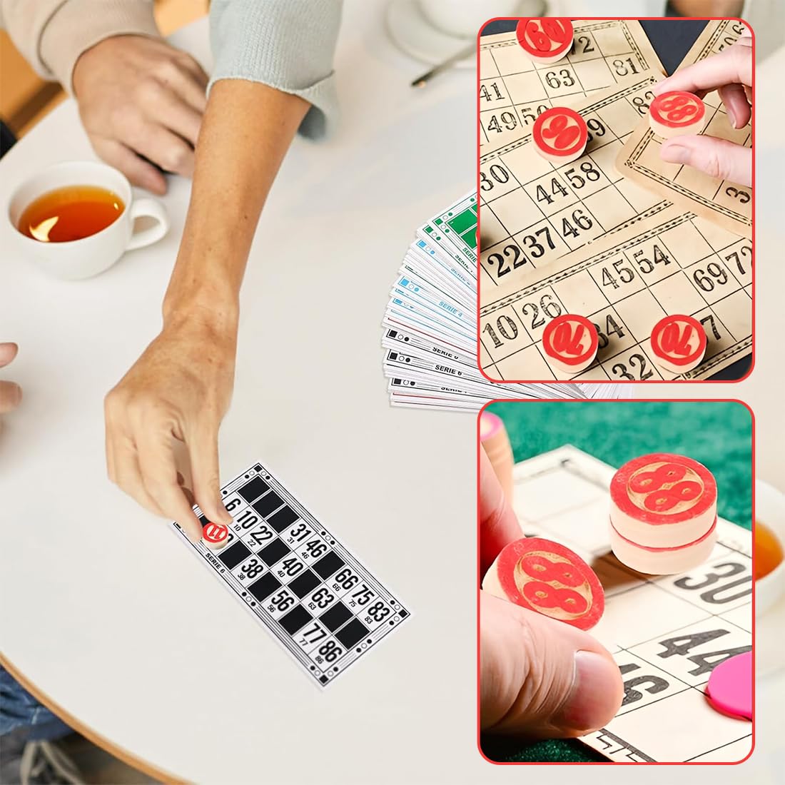 Fiches Poker, Gettoni Legno