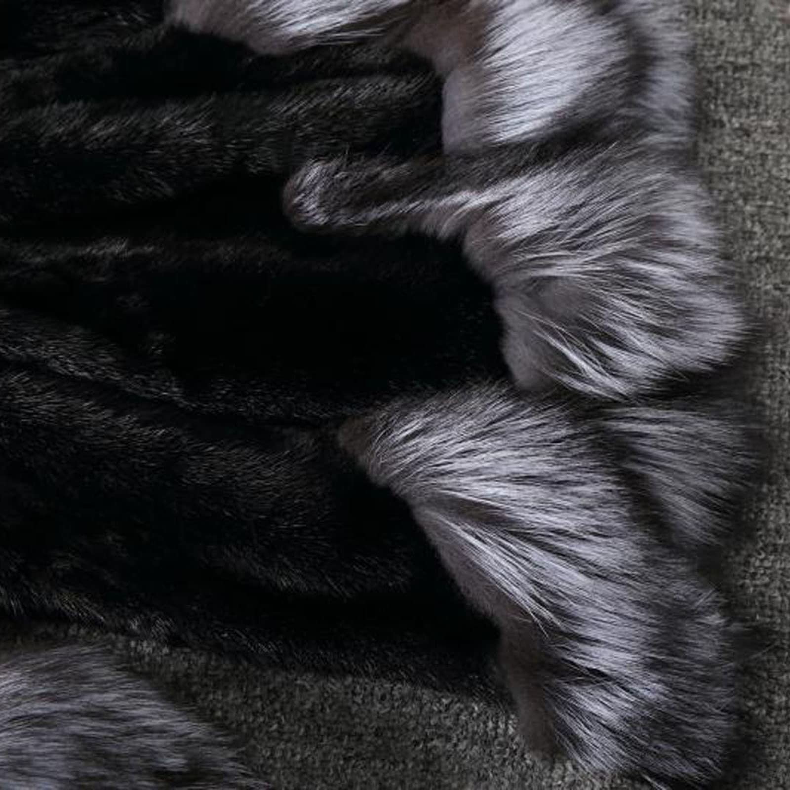 Giacca di pelliccia da donna invernale con cappuccio, cappotto di pelliccia a maniche lunghe, elegante e caldo, cappotto di pelliccia da donna, in finta pelle, giacca invernale in pelliccia sintetica
