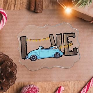 Camp Life Acrylic Ornament Camping Equipment Christmas Tree Ornaments Christmas Tree Hanging Accessories Xmas Gift Collectible Present Gift Xmas Tree Decoration