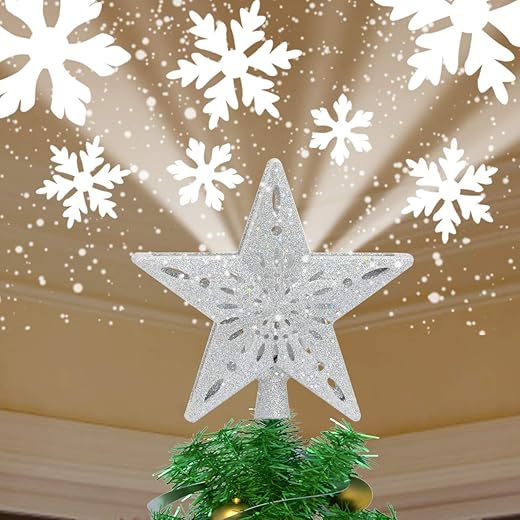 Star Christmas Tree Topper Light