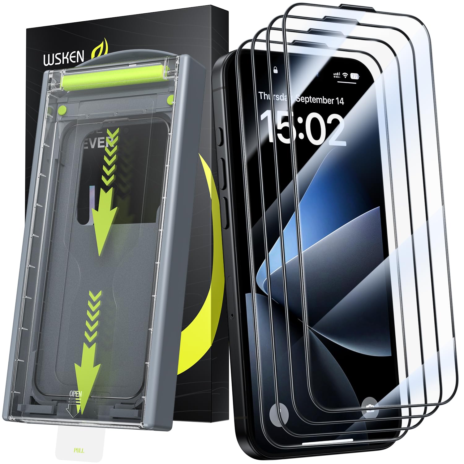 Wsken For Iphone 16 Pro Max Screen Protector Top 9h Desertcart INDIA