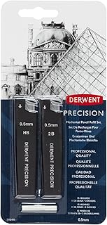 Derwent Precision 0.5Mm Mechanical Pencil Refill Set|Black