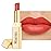MAKI YIKA Moisture Coral Red Lipstick for Women Hydrate Lip Balm for Dry Cracked Lips Weightless Glossy Lip Color Juicy Finish,MA053 Coral Red