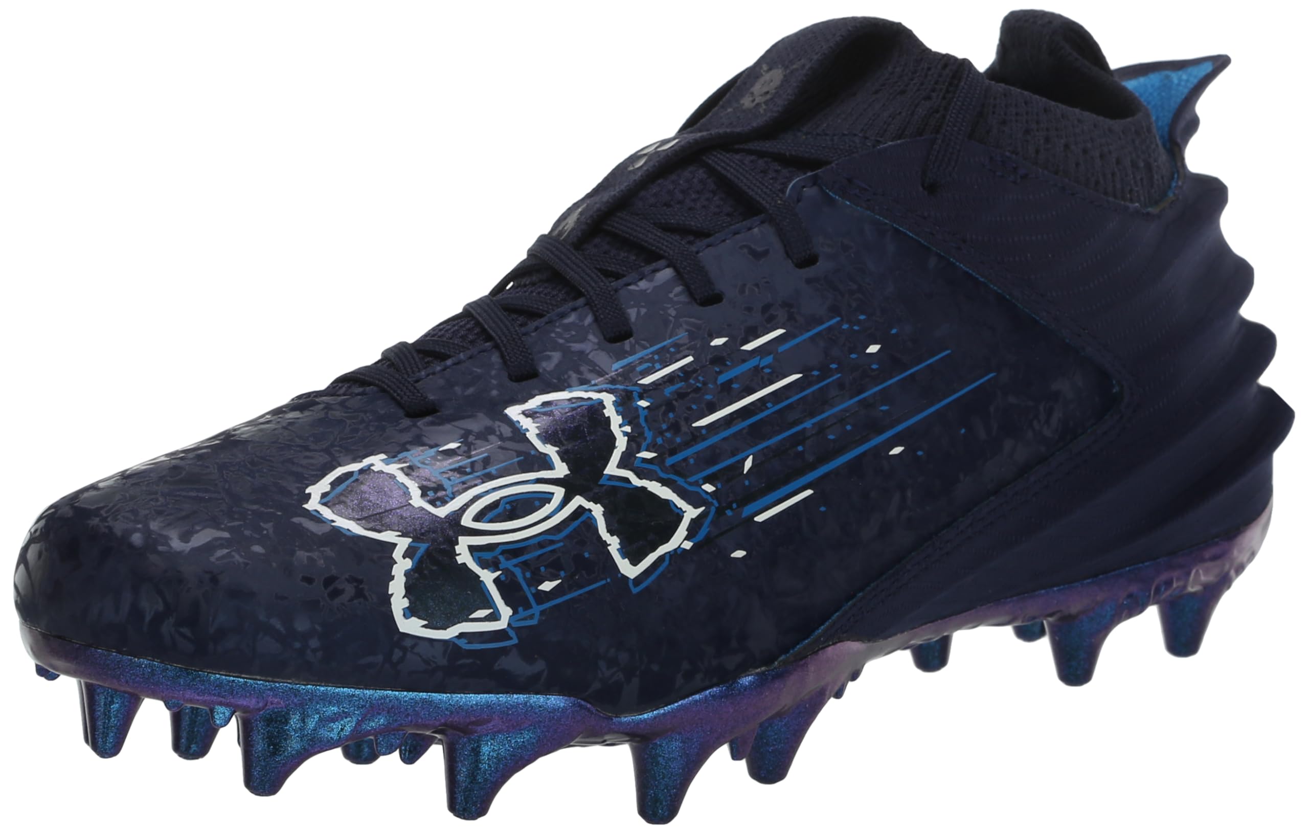 Under Armour Mens Blur Smoke Suede 2.0 McFootball Shoe