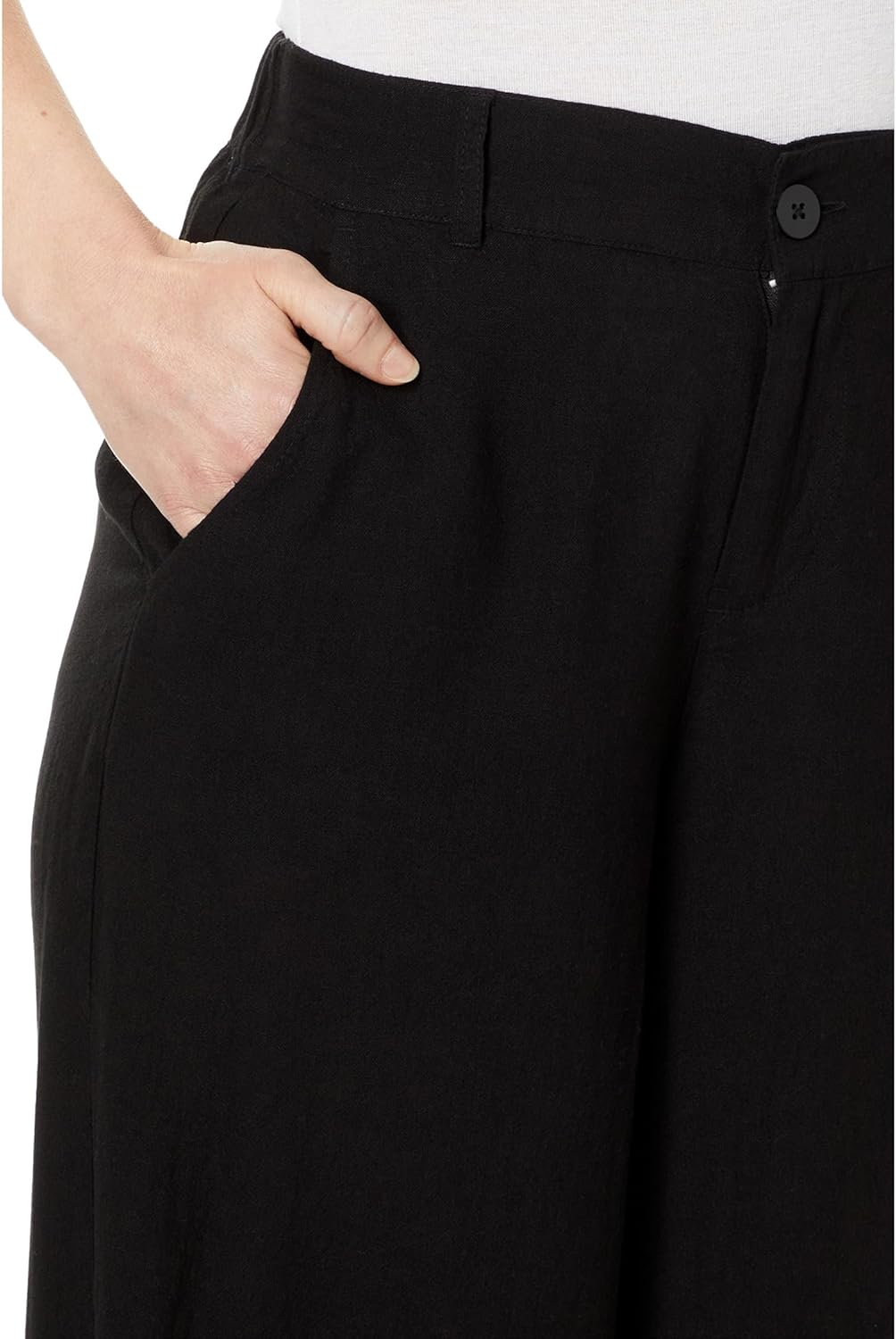 NIC+ZOE Women's 31" Rumba Linen Wide Leg Trouser