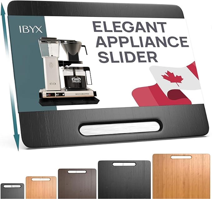 Ibyx Elegant Sliding Tray for Your Coffee Maker & Heavy Kitchen Appliances