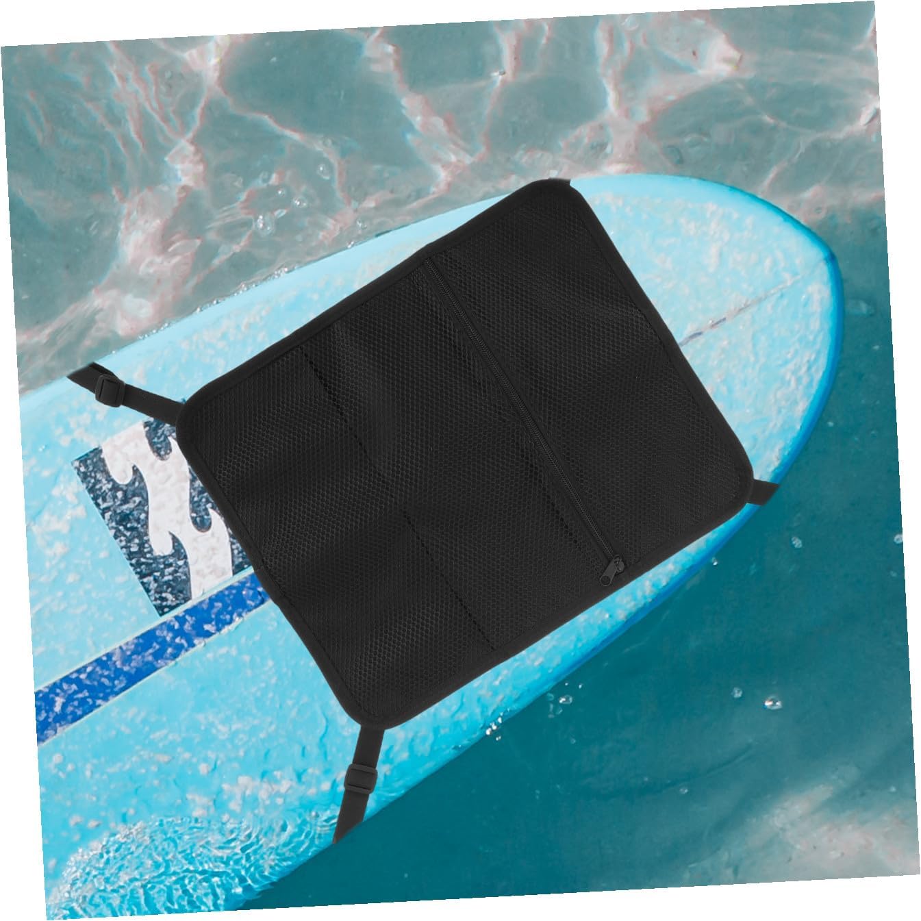 Surfboard Mesh Pouch and Paddleboard Deck Organizer Bag, Sturdy Mesh Storage Carrying Bag for Water Sports, Beach and Sup Accessories