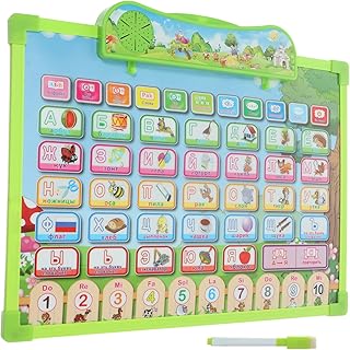 Totority Learn Russian Learn Russian Russian Learning Wall Chart Abs, Electronic Components Vocalize Wall Alphabet Chart Russian Alphabet for Kids