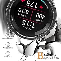 Vista 5 de Miimall - Funda compatible con Garmin Forerunner 965, resistente a los arañazos, protección militar de TPU translúcida para Garmin Forerunner