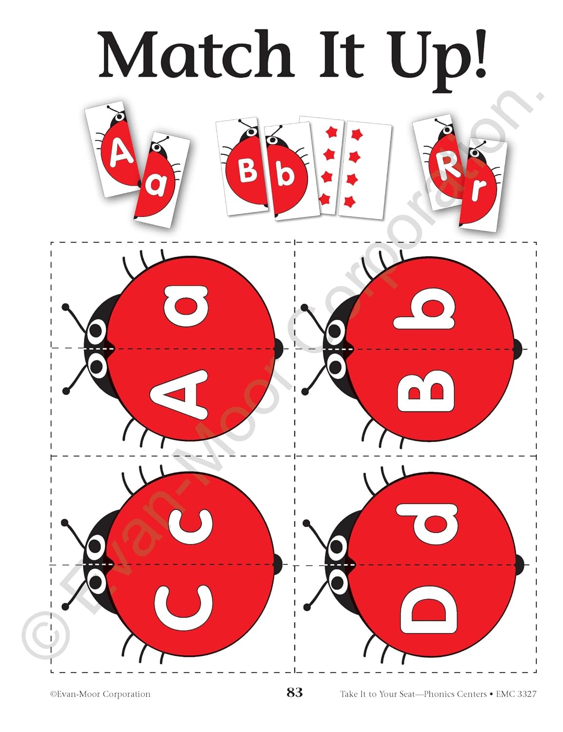 Take It to Your Seat Phonics Centers, Grades PreK-K