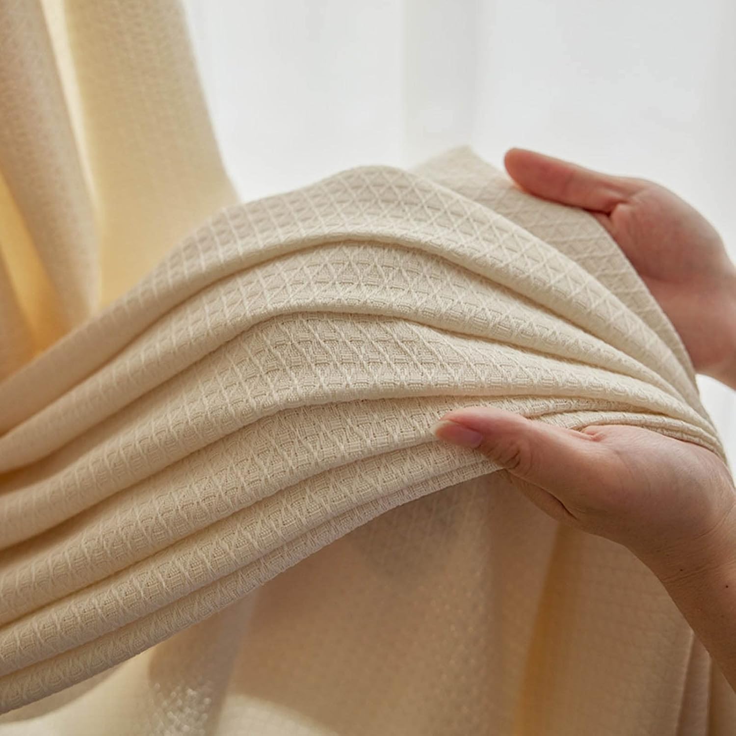 Energy Saving Ventilate Curtains,Light Reducing Curtains with Anti-Rust Grommet,Simple and Elegant Design Curtains for Living Room, Set of 1 Panels (Color : C, Size : 350x270cm(138x106inch))