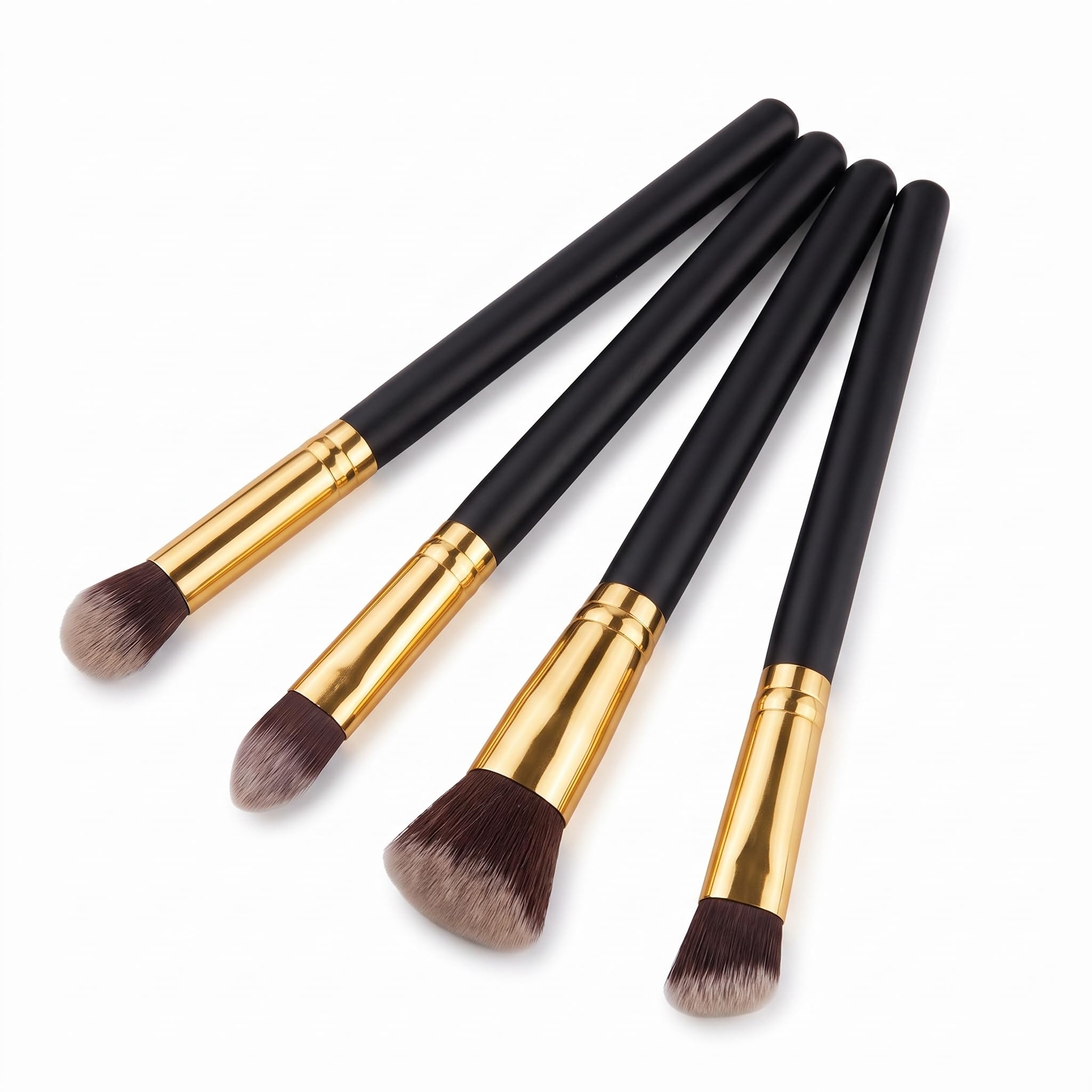 nesa makeup brushes set for eye shadow, blending & precision - set of 4 brushes