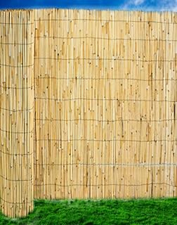 Abaseen Natural Reed Screening Garden Fence Peeled Roll Screen Wind Sun Protractor Privacy Border 1mx4m