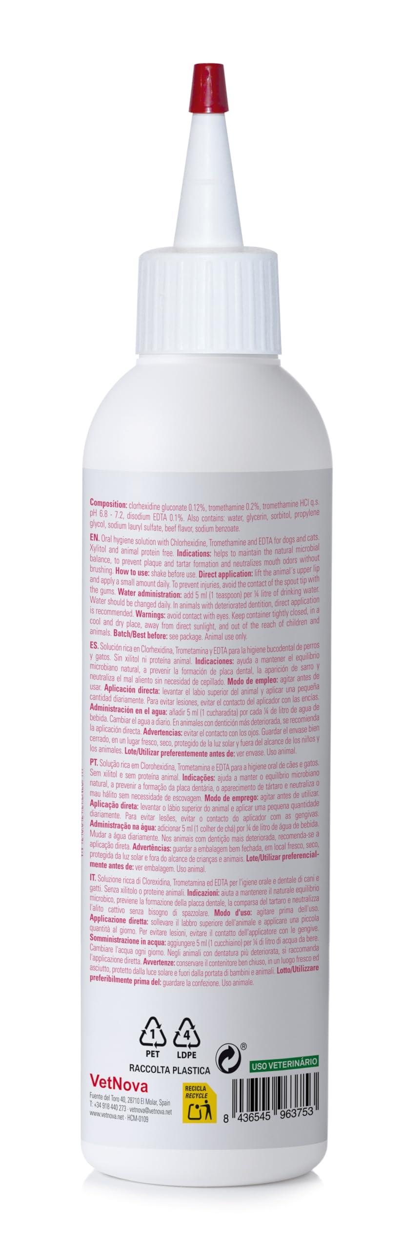 VetNova CLUNIA® DentProTECh Rinse 236 ml