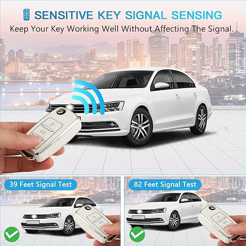 Miniatura 4 de 1797 Funda para llavero de 3 botones para VW Volkswagen Jetta Beetle Tiguan Passat Accesorios de Golf Llavero de coche, funda protectora de TPU