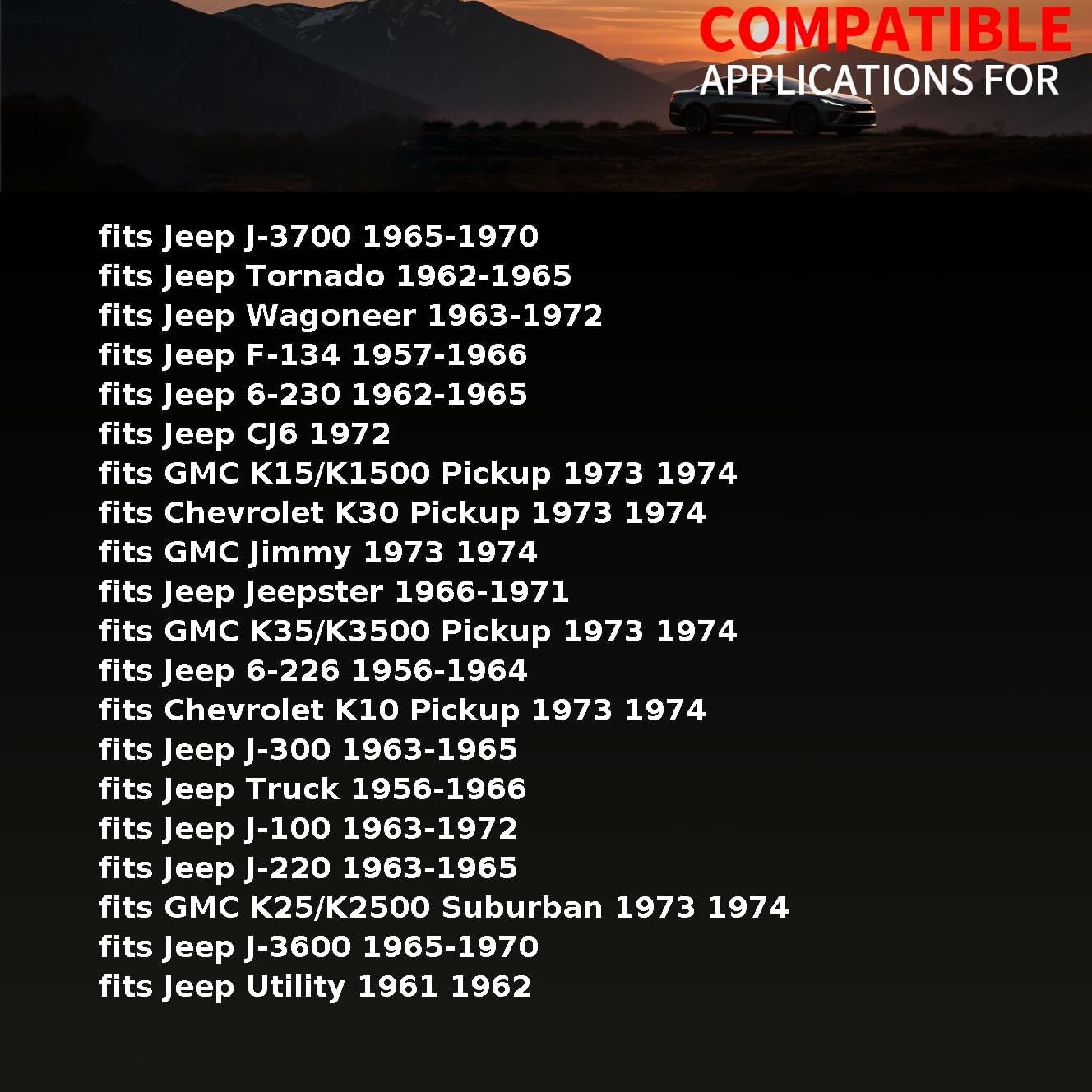 Transfer Case Output Shaft Seal Front Transfer Case Rebuild Kit fits Chevrolet Blazer K20 K10 Suburban Pickup 1972-1974 fits Jeep Gladiator 1962-1969 Replacement C6TZ7B215A, J8123077 1 X