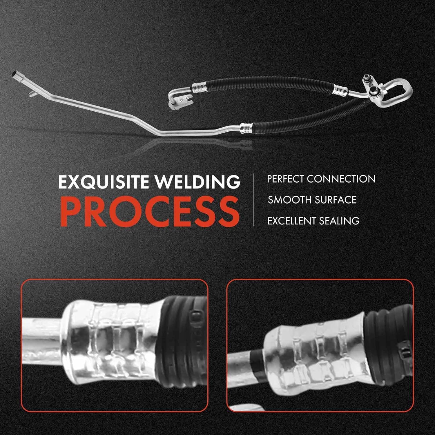 A-Premium A/C Suction and Discharge Line Hose Assembly Compatible with Pontiac G6 2005-2006 V6 3.5L OHV