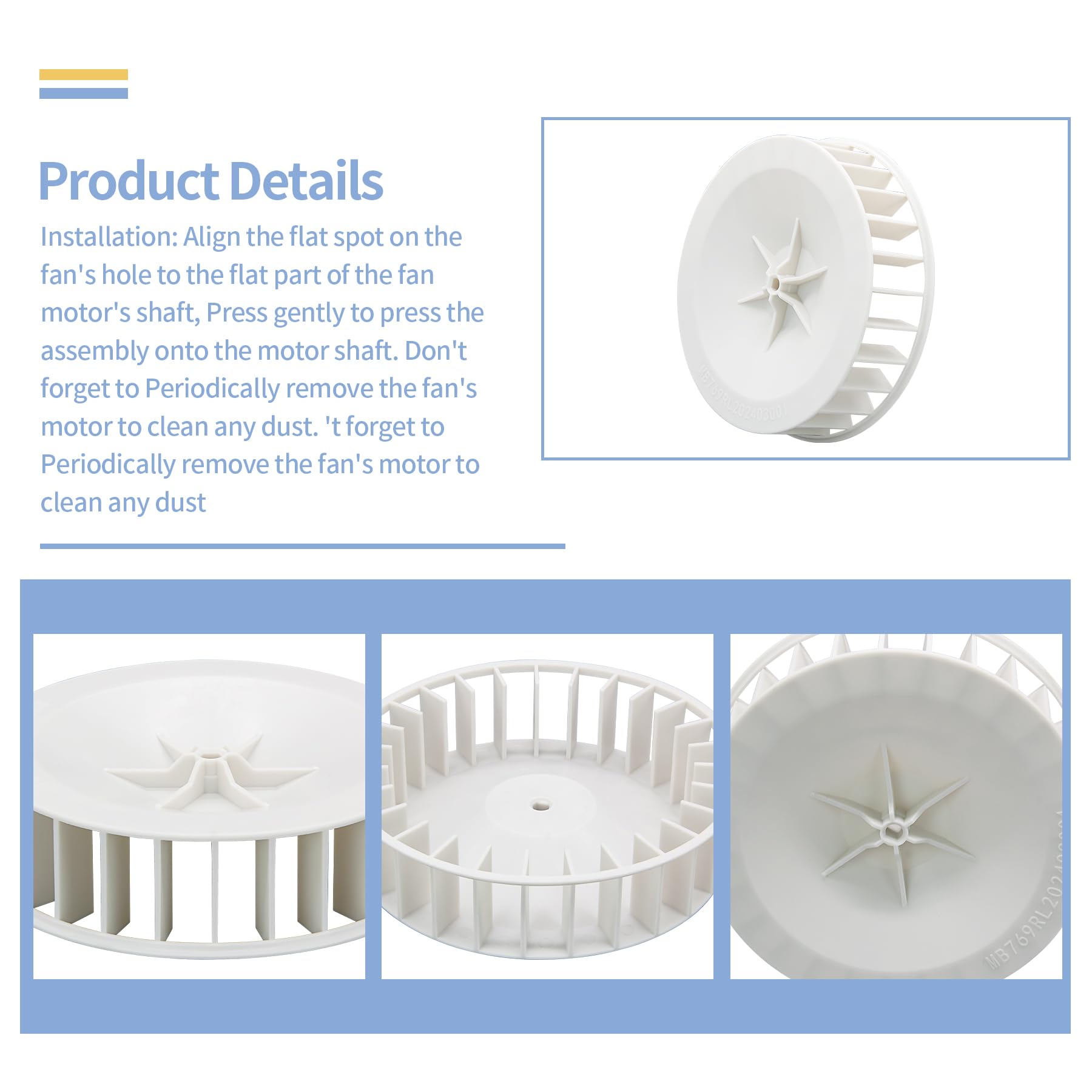 Amazon.com: yrjns 82403000 S82403000 Blower Wheel Replacement Fit  