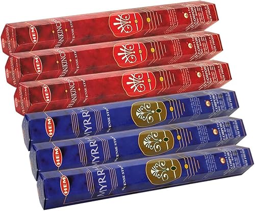 Frankincense Incense Sticks And Myrrh Incense Sticks With Incense Holder Bundle For Spiritual Décor And Home Fragrance #TOP3
