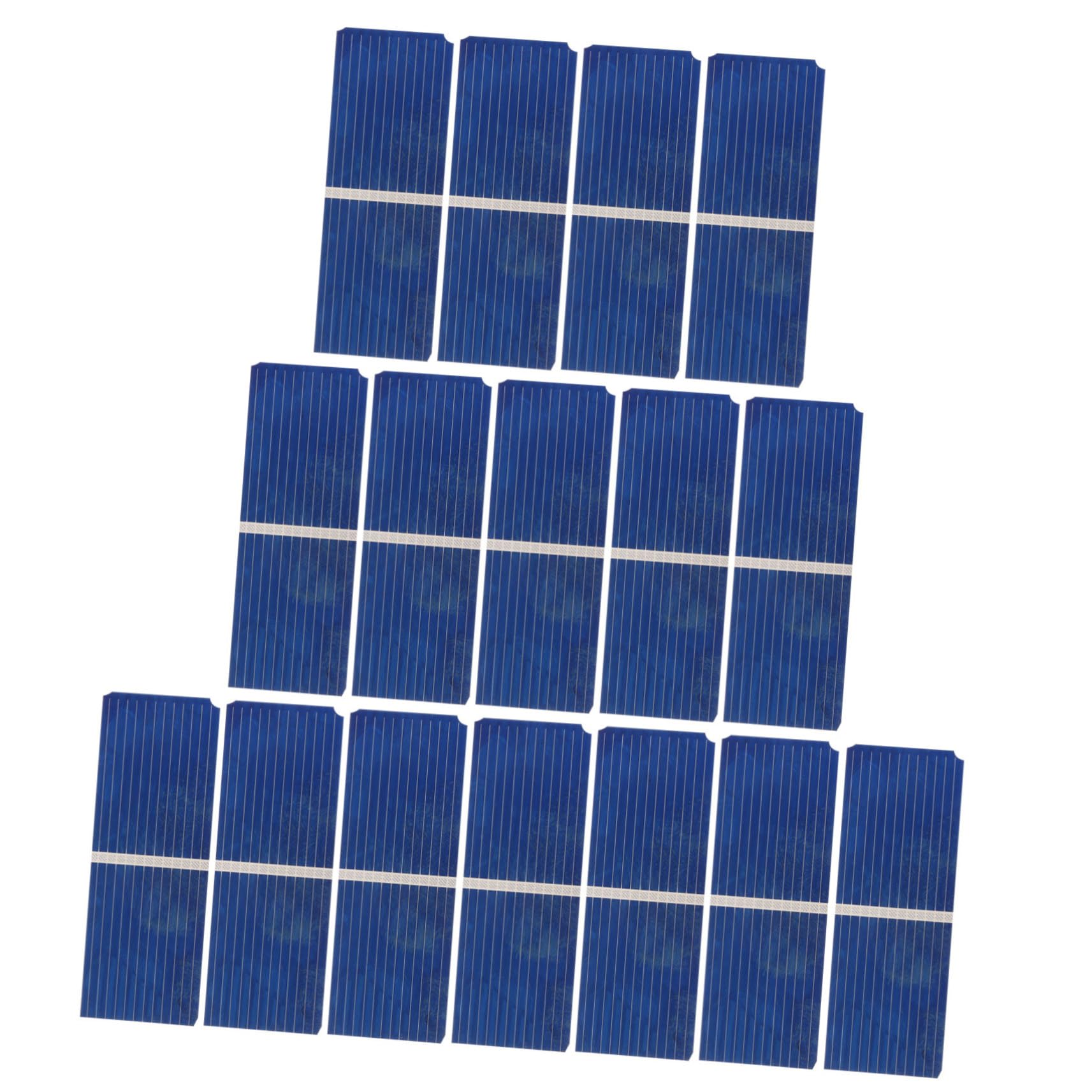 MUSISALY 100Pcs solar cell mini solar panels high efficiency solar panels DIY solar power cell solar photovoltaic cell electric toy solar panels efficient Polycrystalline mobile power