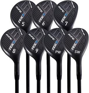 Rife Golf RX7 Regular Men's Standard Graphite Hybrid Iron Set #5-SW