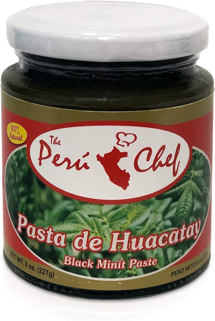 PeruChef Pasta de Huacatay | Black Mint Paste 8oz