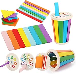 Jouet Montessori Enfant 2-4 Ans, Jeux D'escalade D'arbre En Bois, Jouet D'empilage De Formes Motricité Compétences, Cadeau éducatif - Jeux - Jouets