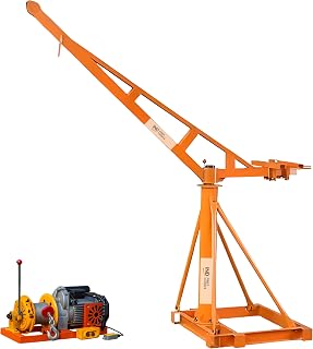 IND Monkey Lift Crane/Portable Mini Crane 65 Kg Frame Pure Copper Motor Single Phase Material Lifting Machine 8mm GI Wire ... Price In India