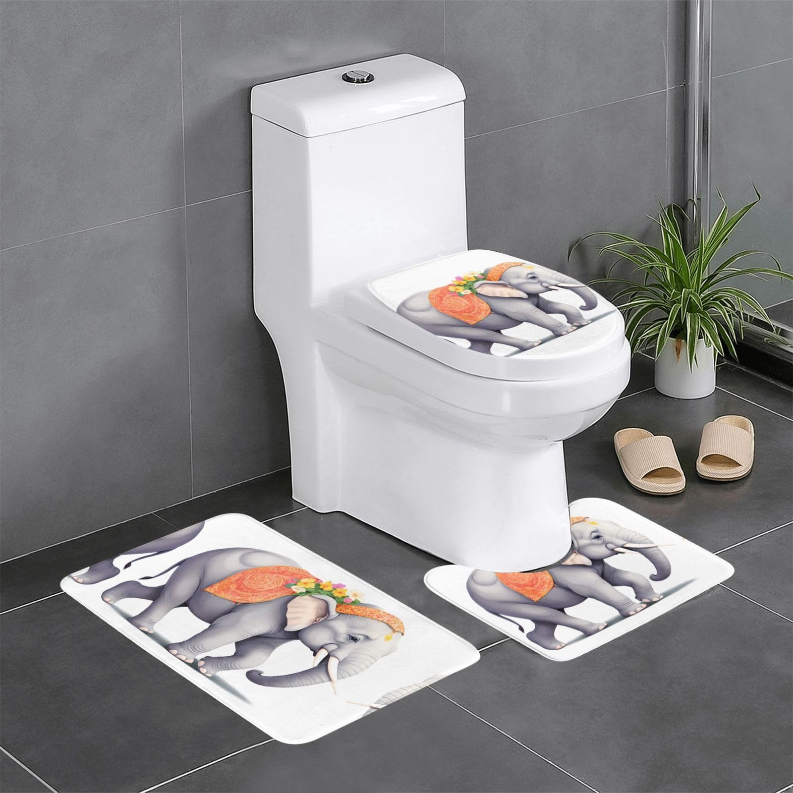 Tapis de salle de bain antidérapants pour éviter les glissades sur sol mouillé