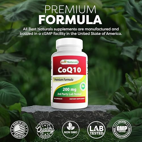 Miniatura 5 de Best Naturals COQ10 200 mg, 60 Cápsulas
