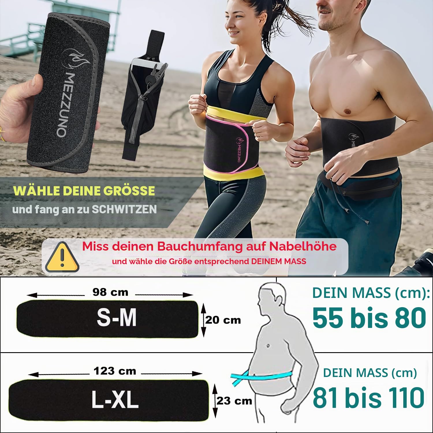 Bauchweggürtel Herren mit Sauna-Effekt · Schwitzgürtel Bauch Damen zum Abnehmen · Waist Trainer und Korsage Damen Bauchweg · Bauchgürtel Neopren · Latexfrei & Komfortabel