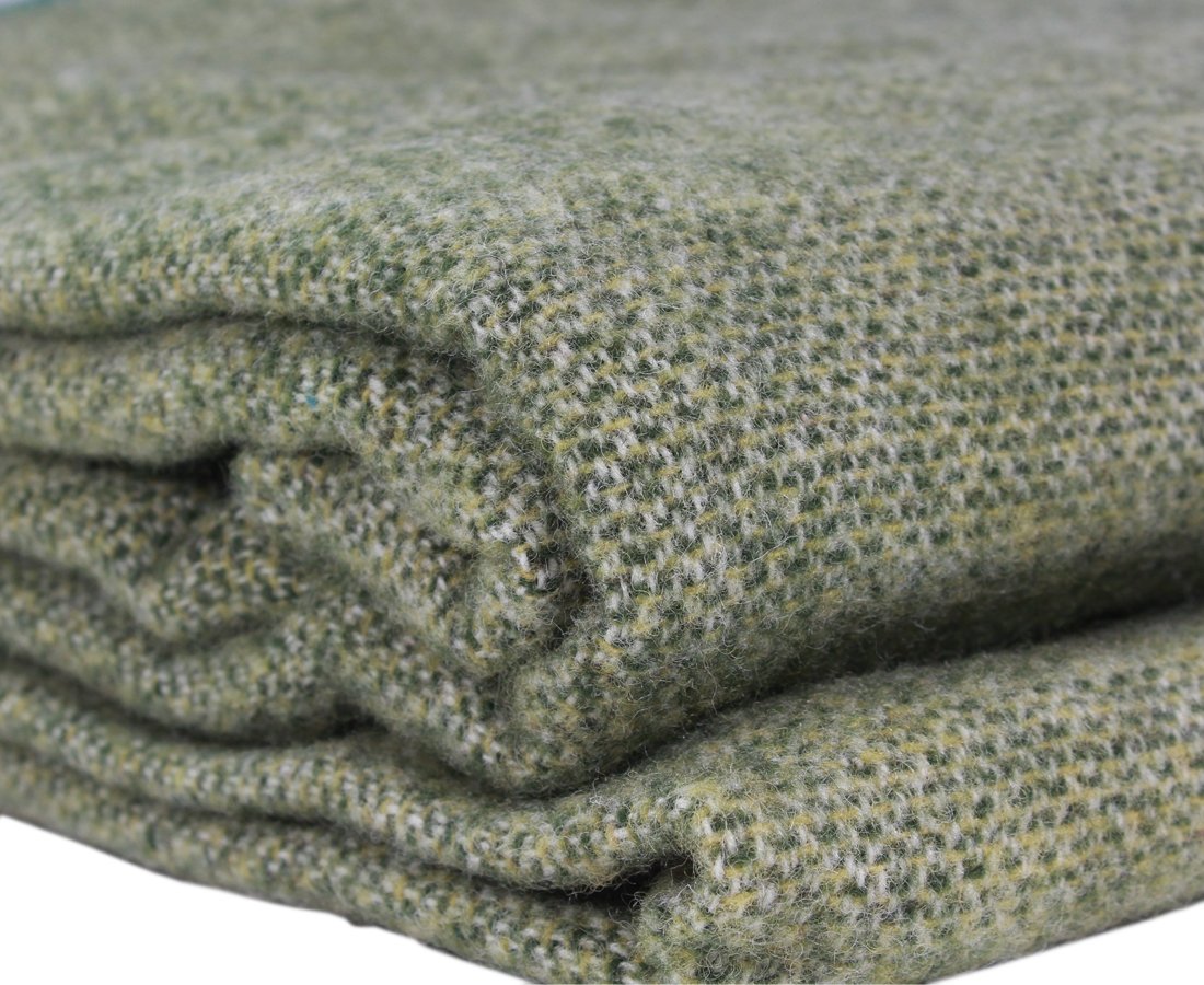 Biddy Murphy Queen Blanket 100% Soft Lambswool 90" Long x 109" Wide Traditionally Woven in Co. Kerry Ireland