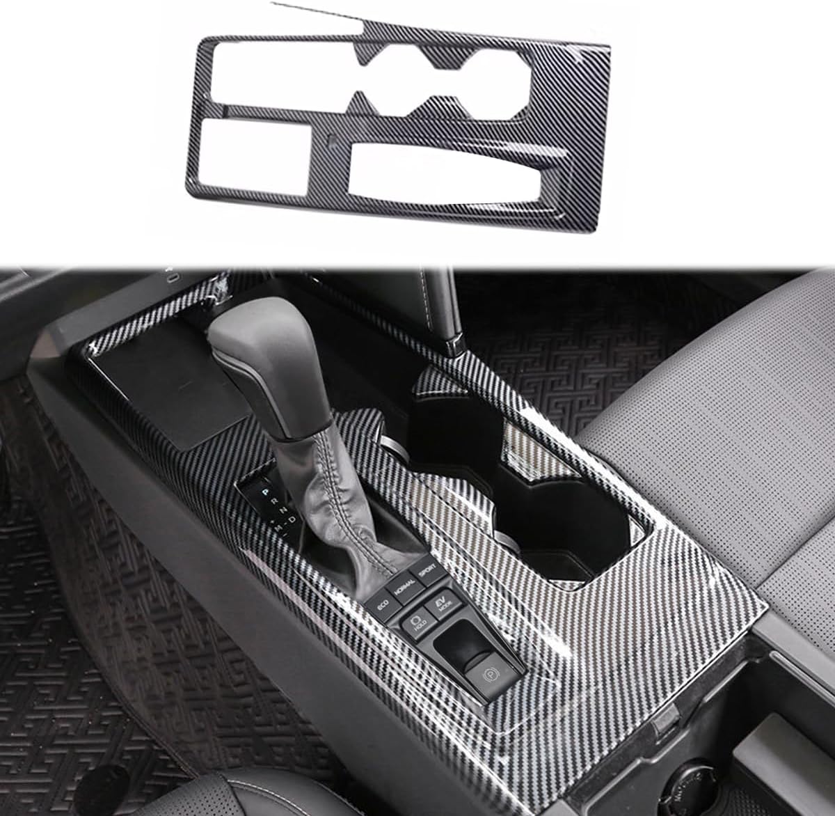 Rifoda Center Console Gear Shift Panel Trim Compatible with Toyota Camry 2025 2026 LE XLE SE XSE Accessories ABS Material Interior Accessories 1PCS (Peach Wood Grain)