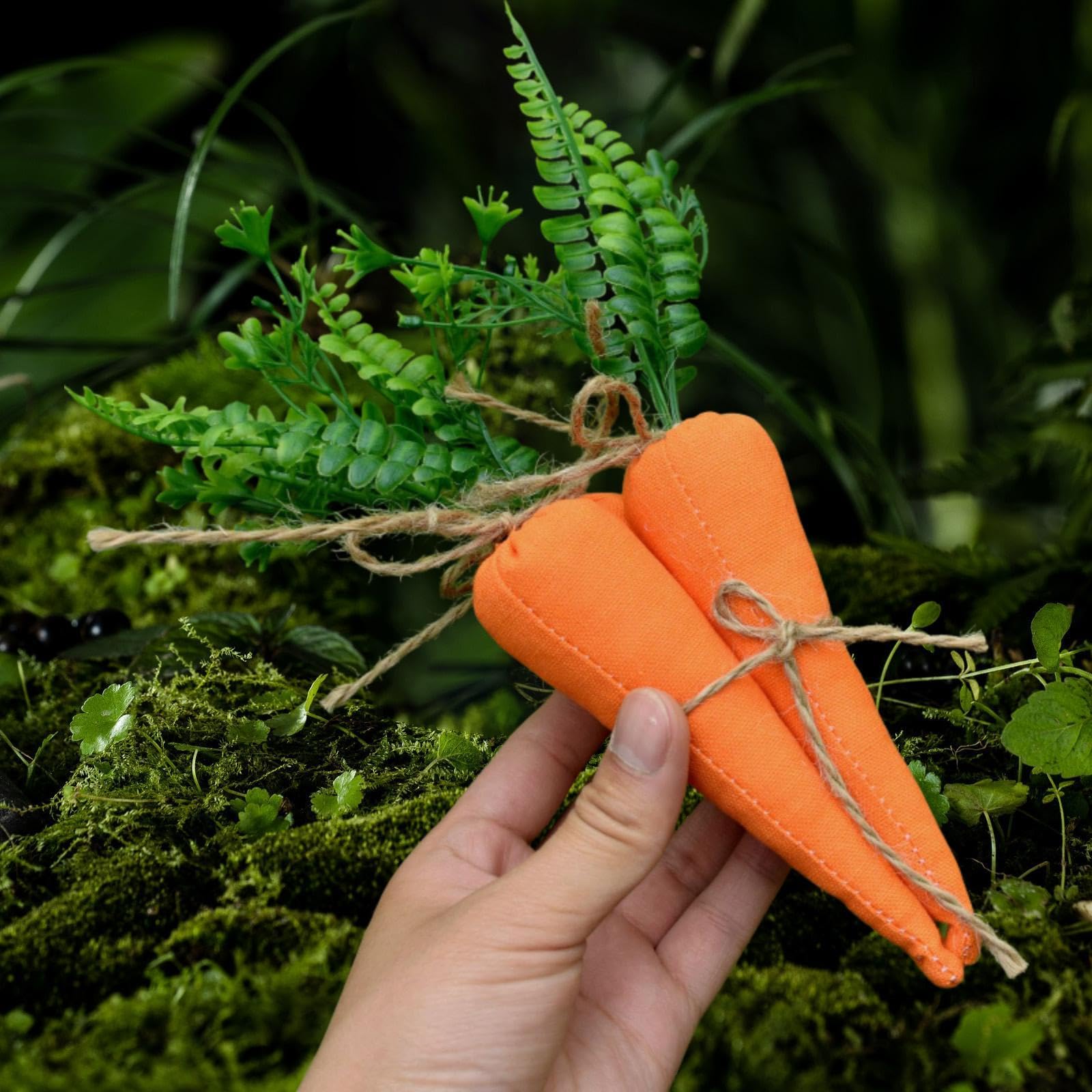 3Pcs Easter Carrots Decorations Supplies Gifts DIY for Tabletop Garden Party Orange-image-38