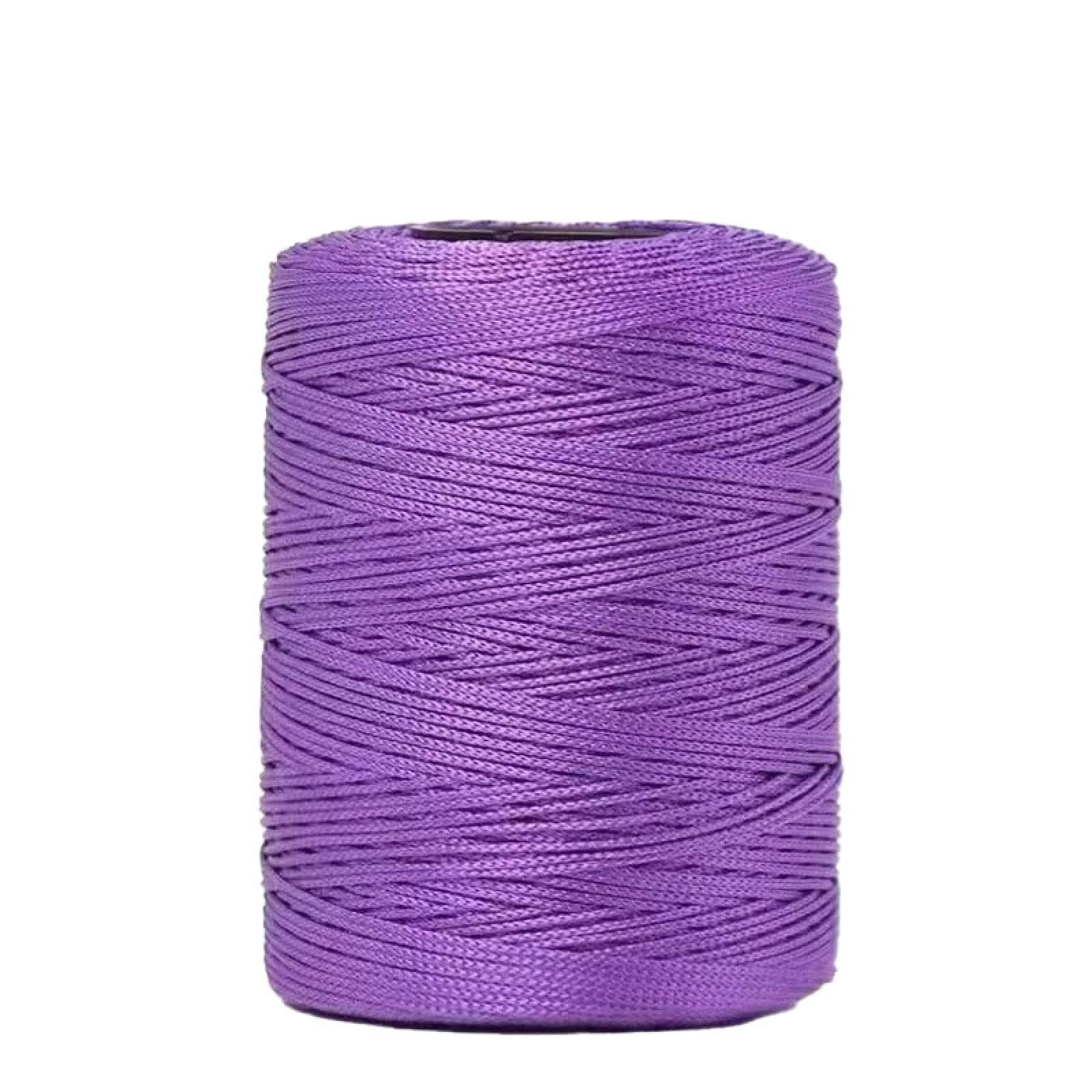 Macramé Polyester Ficelle 1mm 100g tressé macramé cordon glace tricot léger corps fil pour crochet corde pour bricolage main artisanat sac panier coussin maison décorations 4PCS col-33