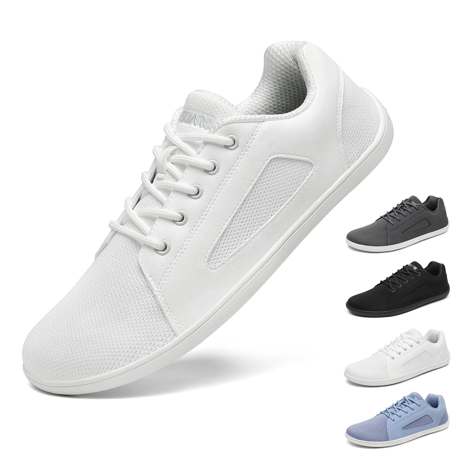 SAGUARO Unisex Zapatillas Barefoot Minimalistas Luck Ⅰ, Puntera Ancha y Drop Cero Suela Antideslizante, Gr.36-46