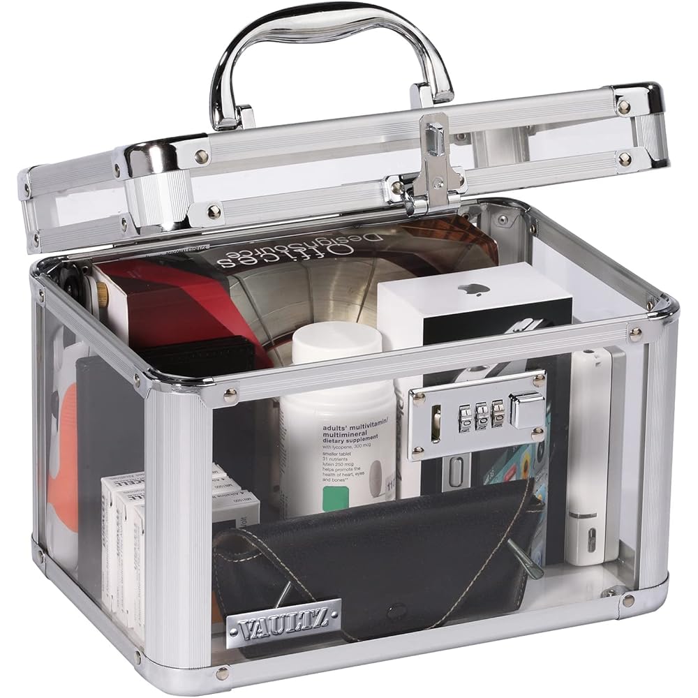 6/mo Finance Vaultz Combination Lock Box Pack of 110 x 7.25 x 7.