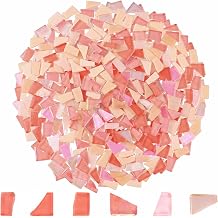 500 g Pink Series Irregular Mosaic Tiles for Crafts Bulk
