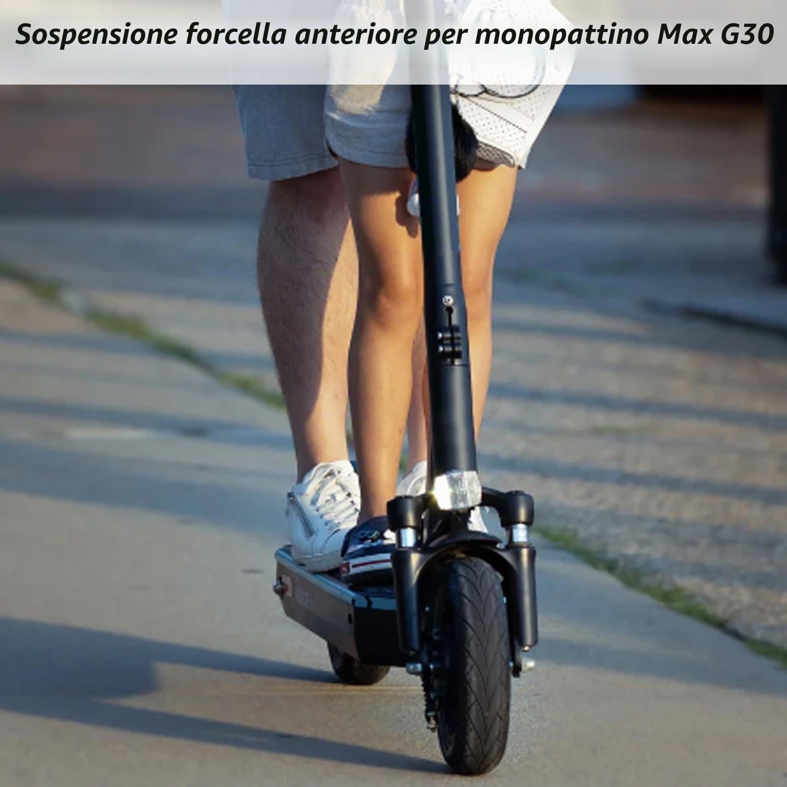 Aisny Forcella Ammortizzata per Scooter E, Sospensione per Segway Ninebot Max G30D G30LD G30D 2 G30LE Ammortizzatore per Scooter E Forcella Antiurto per Modifica e Riparazione Ninebot Max G30
