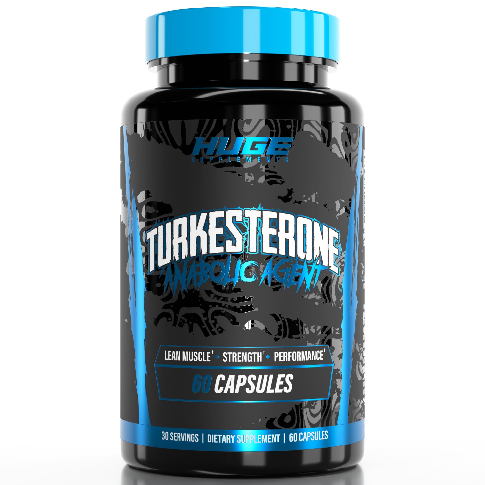 Turkesterone Supplement (500mg) Ajuga Turkestanica Extract, Improve Lean Muscle Mass, Exercise Performance, Improve Muscle Recovery with Our Cyclodextrin Delivery Technology (60 Capsules)