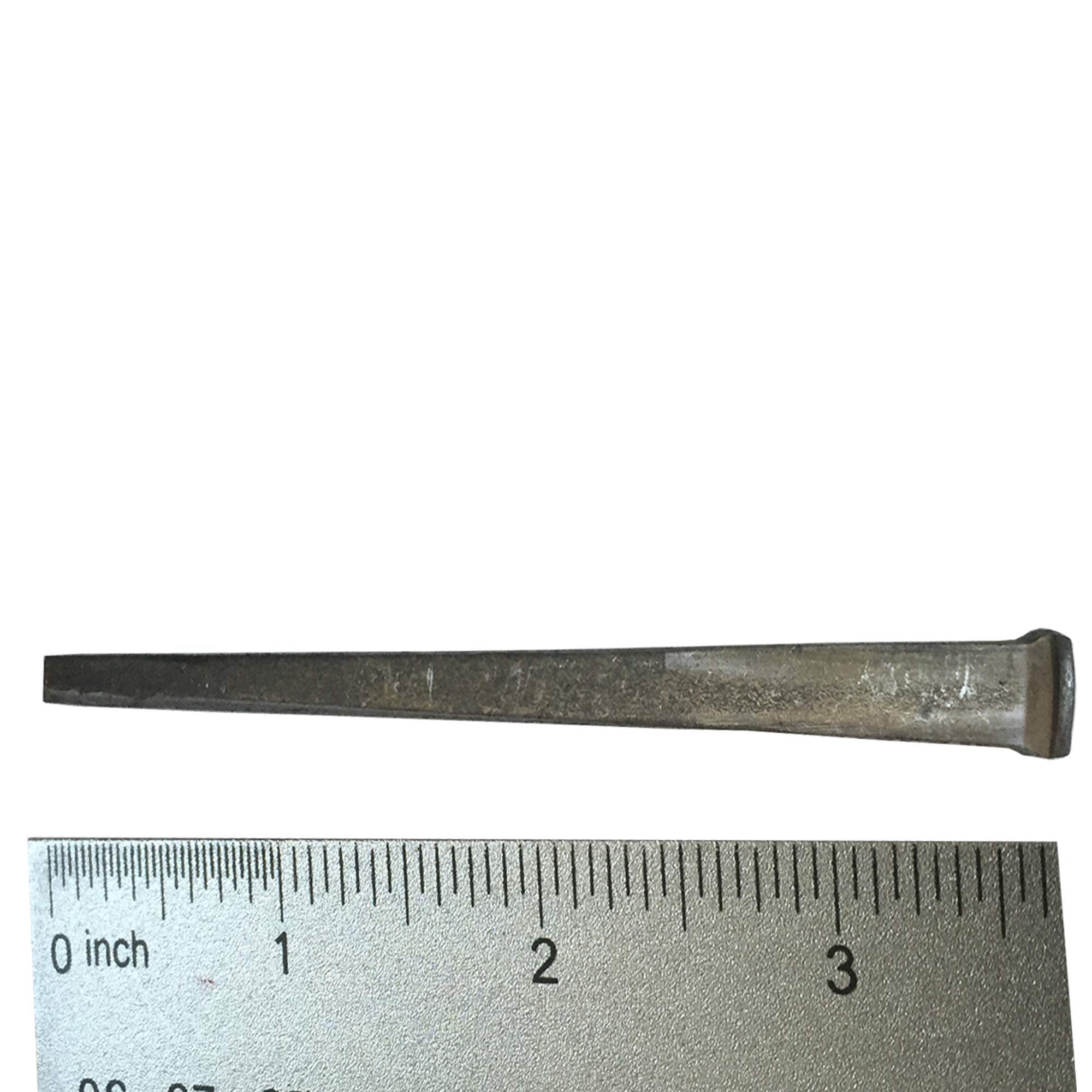 4”- SHEATHING NAILS - Antique rustic restoration SHEATHING accent nails for Wood Siding, face nailing Wood Flooring, shutters & furniture – Decorative clavos – Distinctive FLAT HEAD Nail