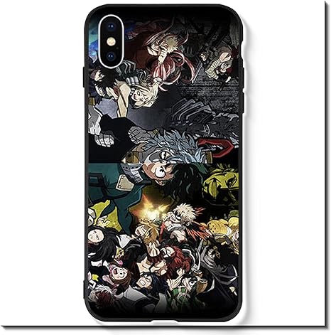 Amazon Co Jp Iphone Xrケース アニメ携帯ケース クールアニメデザインシリコンケースのための私のヒーローアカデミア アニメiphone 7 8 Plus X Xr Xs Max 11 12 Pro Max 12mini 8 家電 カメラ