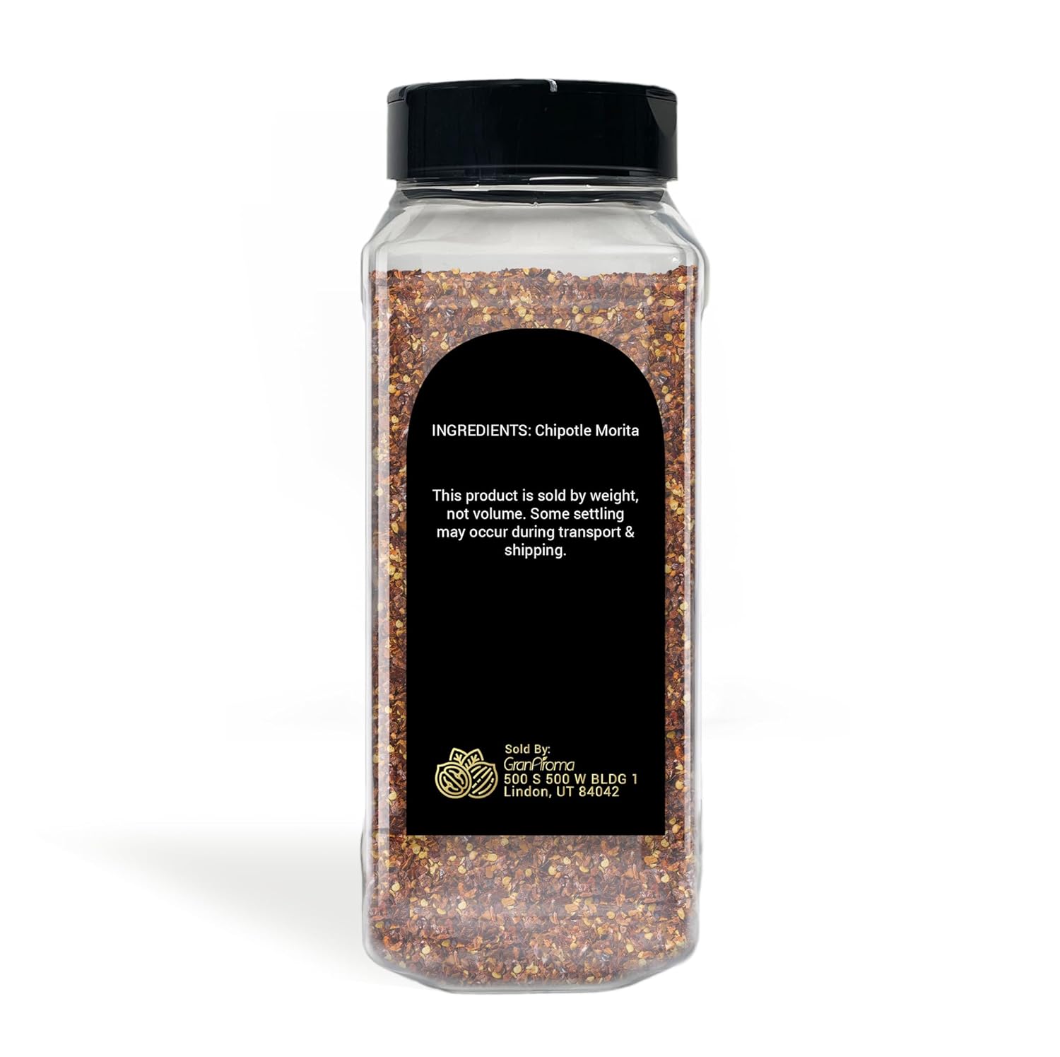 GranAroma Chipotle Morita Chile Flakes, 14.4 oz, Fruity Flavory, Salsas & Soups, Garnish