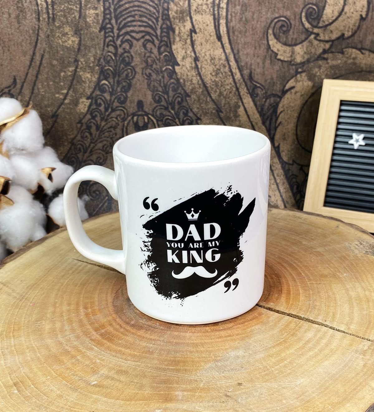 giftmoda Kral Baba Tasarımlı Kupa Bardak