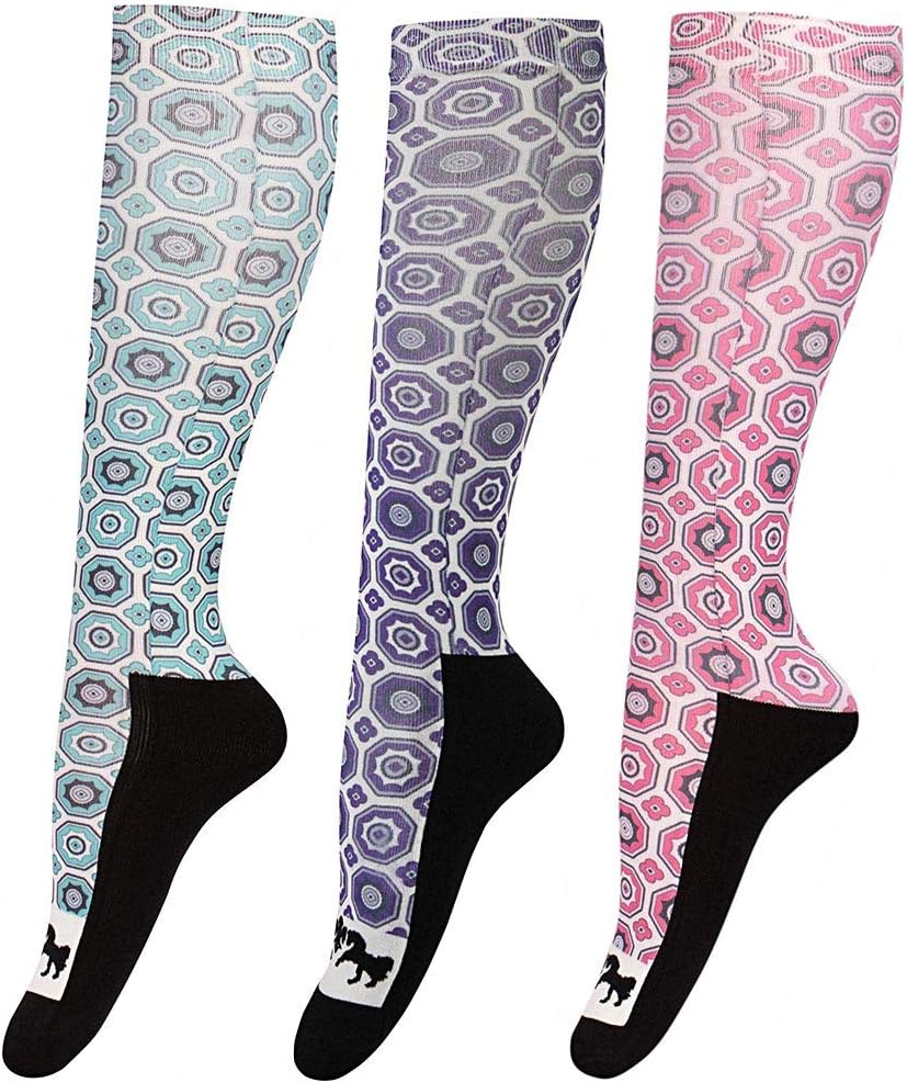 Equine Couture Kelsey Padded Boot Socks- 3 Pack