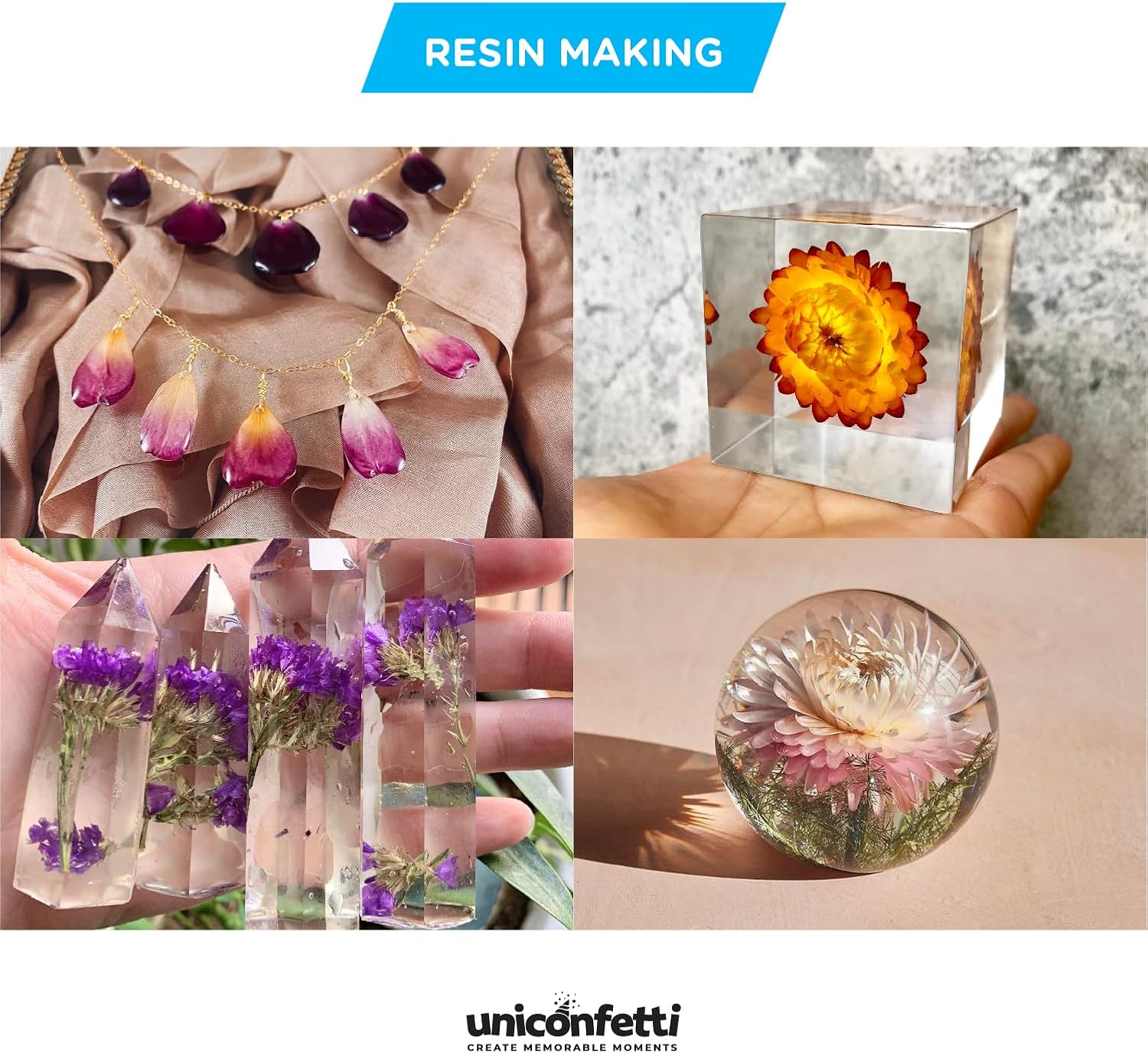 Dried Flower Chrysanthemum Biodegradable Confetti - Real Flower Petals for Weddings, Flower Girl Toss, Wedding Send Off Ideas, Party Table Decoration | Boxed - 8oz (0.5lbs)