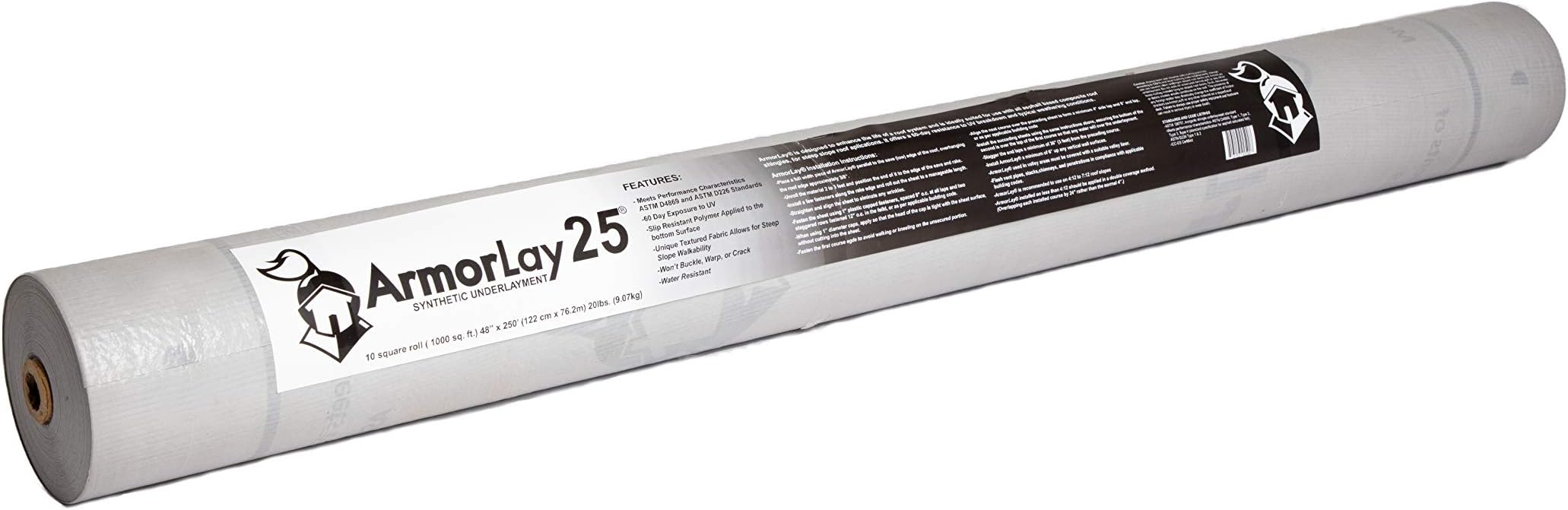 ArmorLay 25 Synthetic Roofing Underlayment 04' x 250'