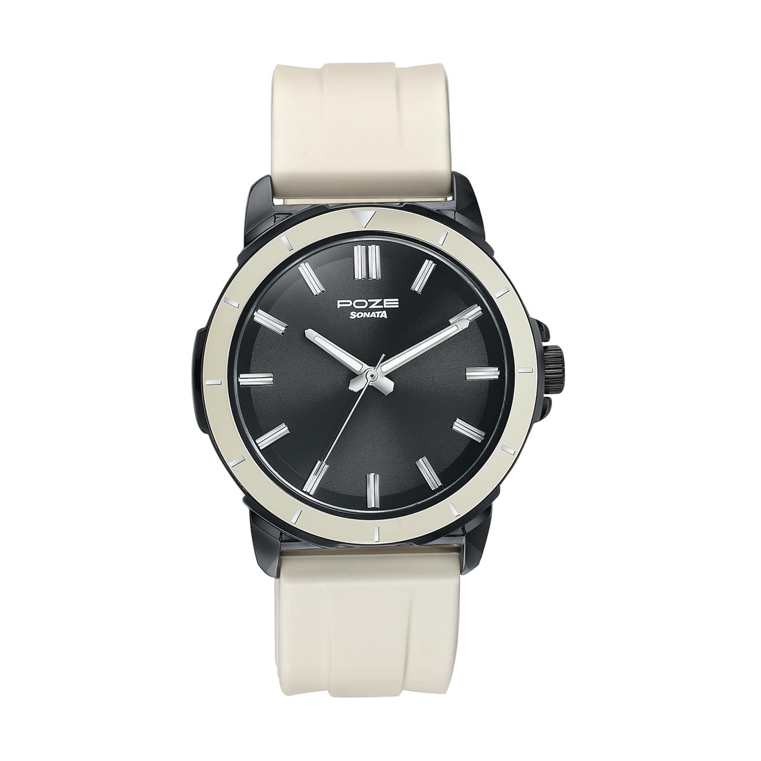 Sonata Poze 6 Terra Trails Quartz Black Round Dial Men’s Watch | Analog Watches | Watches for Men Analog – SP70075KP03