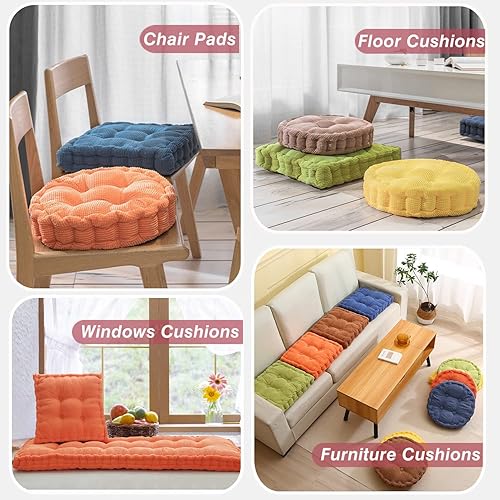 Miniatura 5 de Cojines de banco personalizados para muebles de interior, cojines de asiento de ventana de 4 pulgadas de grosor para interiores, almohadilla de